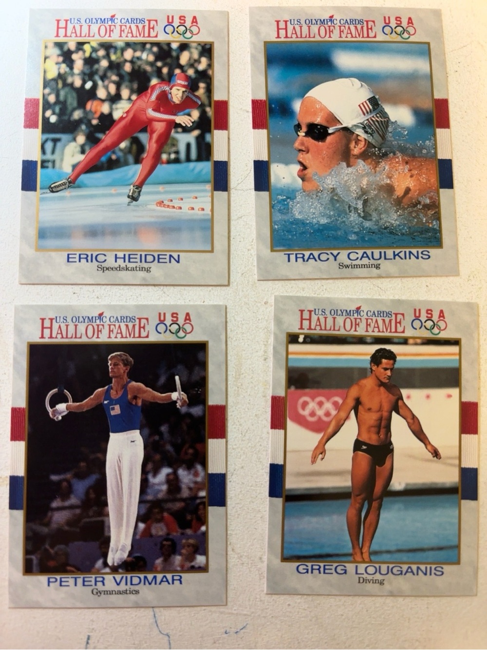 1991 Impel U.S. Olympic Hall of Fame Complete 90-Card Set | Greg Louganis